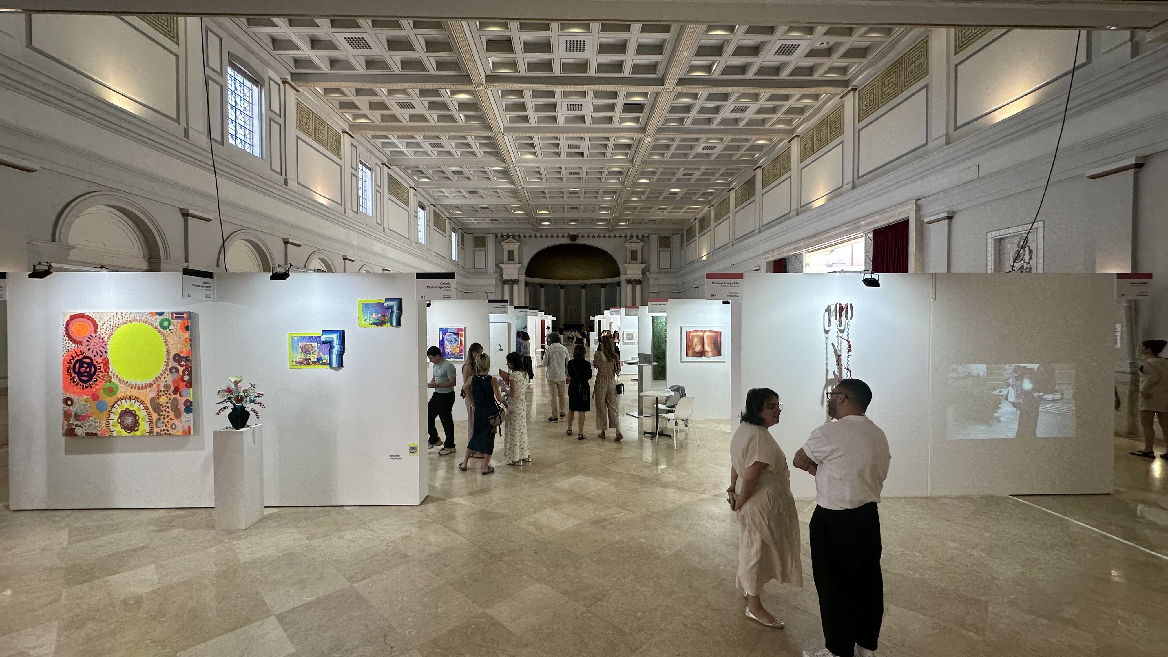 Visitors and collectors at SUMMA Mallorca