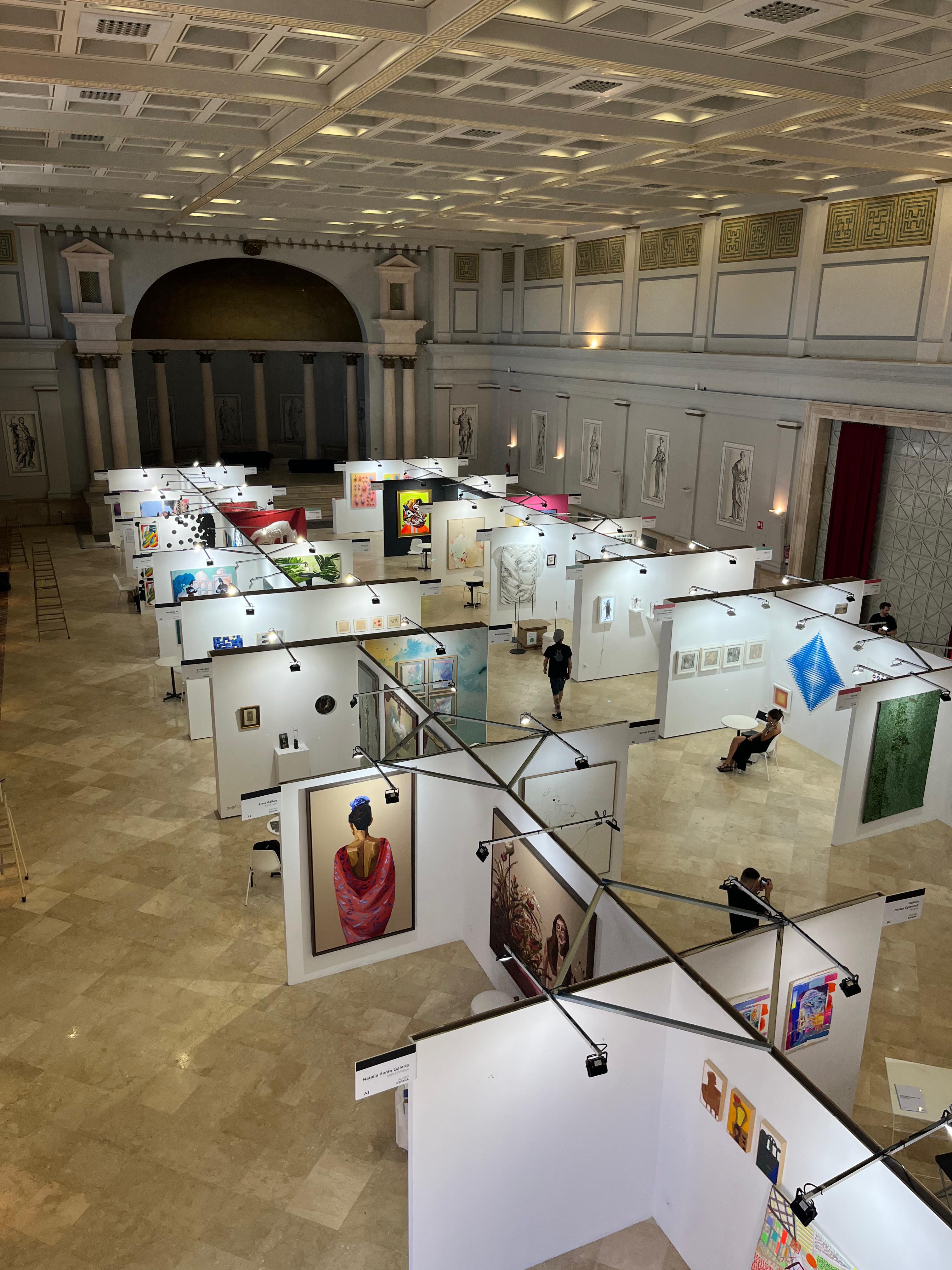 Architectural details of the Pueblo Español during the fair